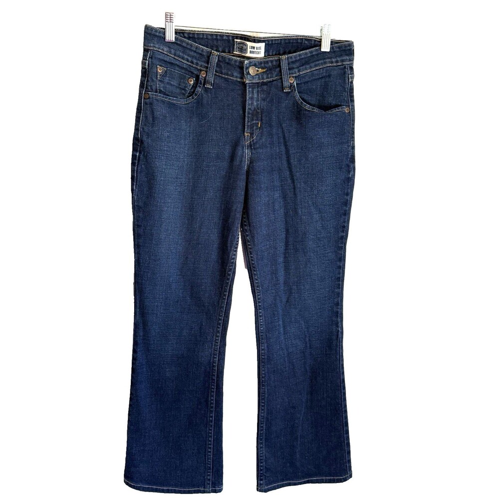 Signature Levi Strauss & Co Low Rise Bootcut Jeans Women's 8 Med Wash Blue Denim
